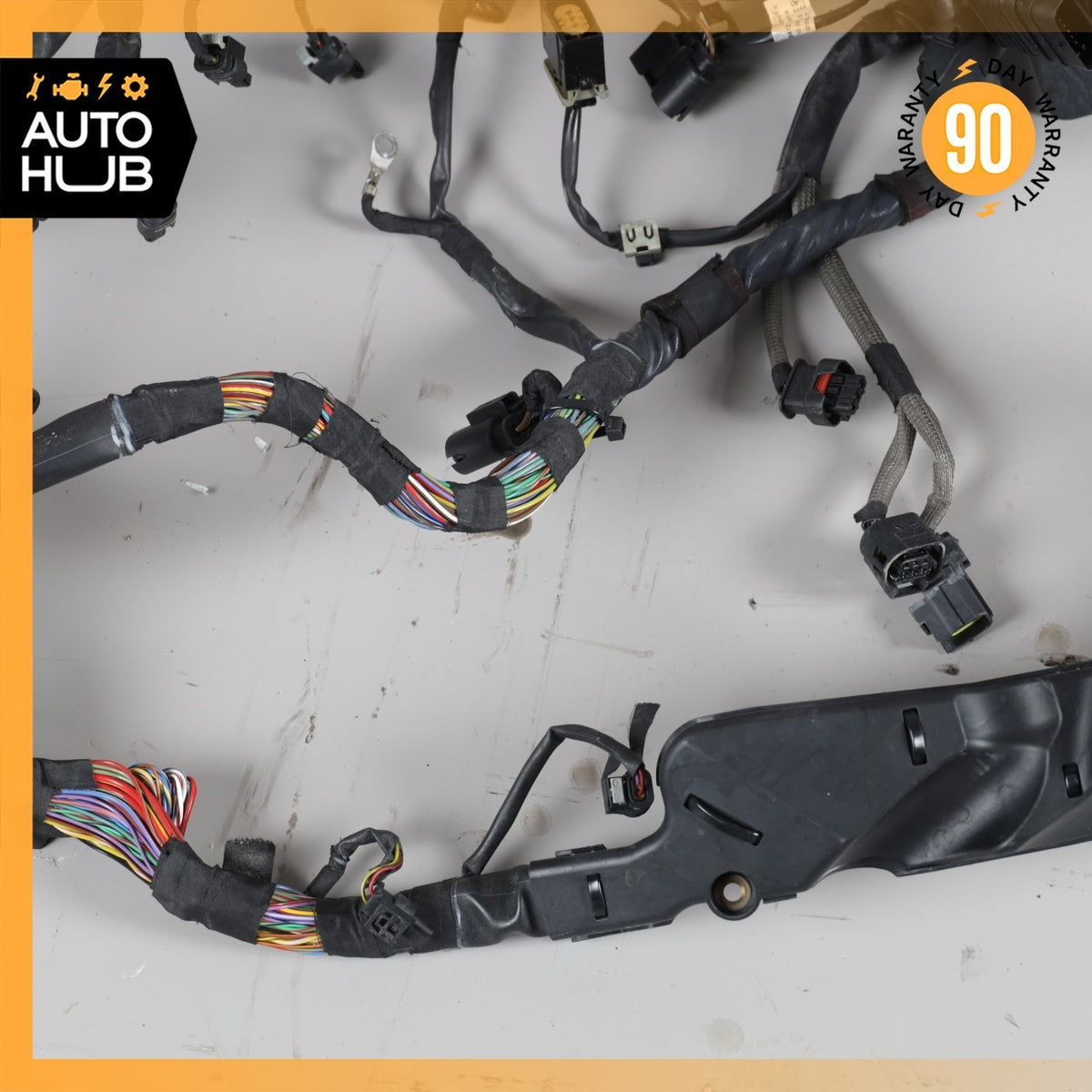 16-18 Mercedes W205 C63 AMG Engine Motor Cable Wire Harness OEM - photo 17
