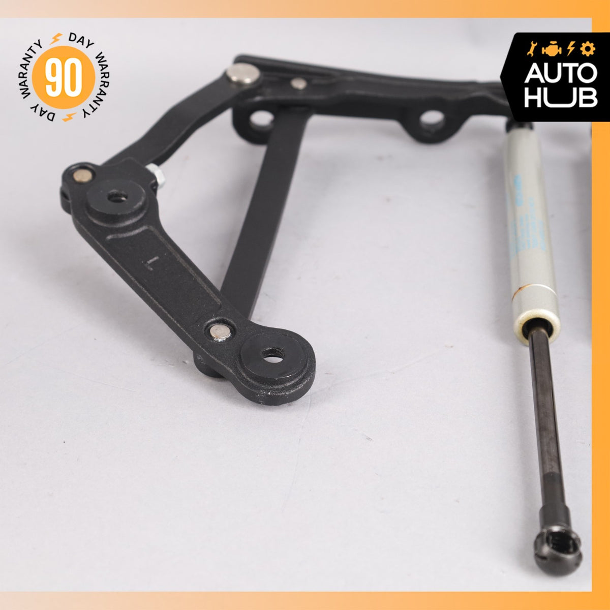 Aston Martin V8 Vantage Trunk Lid Shock Lift Support Strut w/ Brackets Set OEM - photo 7