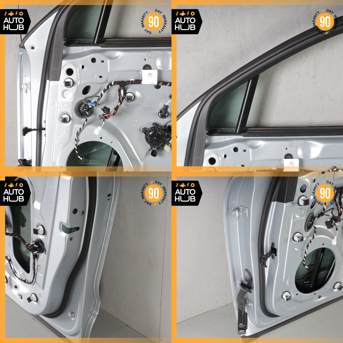15-25 Porsche Macan 95B GTS Front Right Passenger Side Door Shell Silver OEM 44k - photo 16