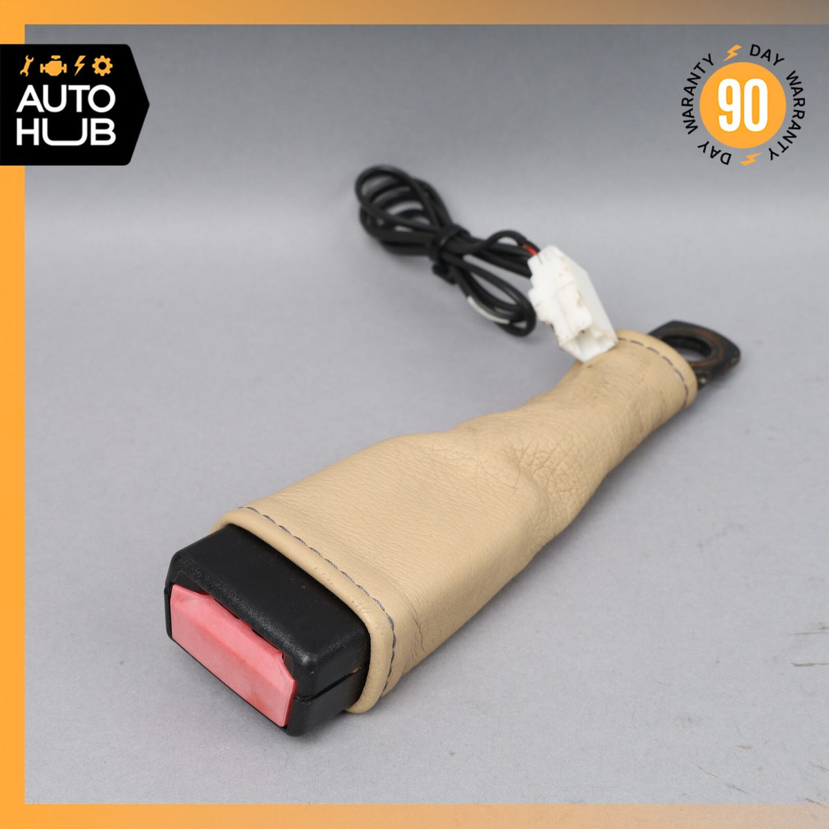 08-19 Maserati GranTurismo M145 Front Left or Right Seat Belt Buckle Beige OEM - photo 10