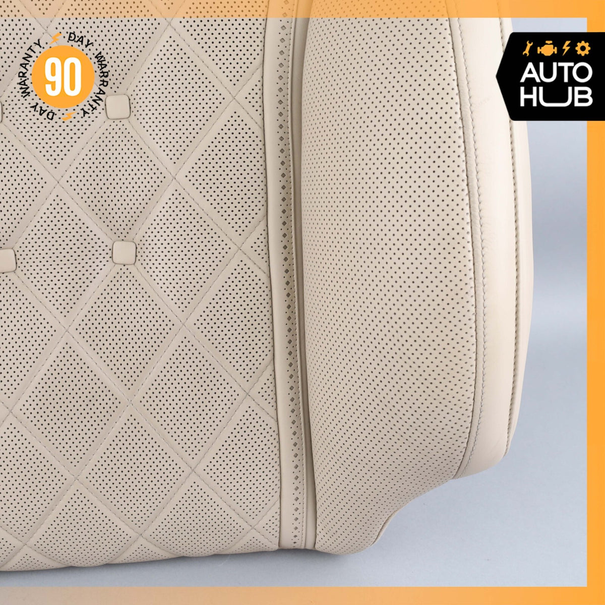 16-17 Mercedes W222 Maybach S600 Front Left Side Seat Upper Back Cushion OEM - photo 5