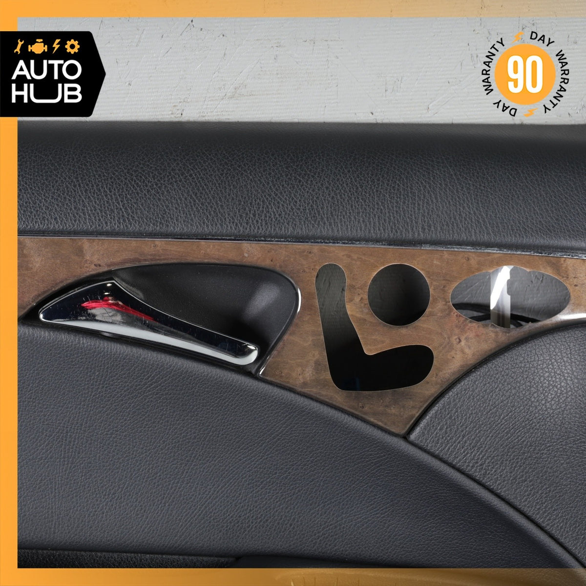 07-09 Mercedes W211 E350 E550 Interior Door Panel Front Left Side Black OEM - photo 8