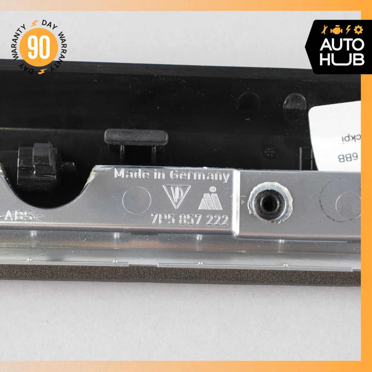 11-18 Porsche Cayenne 958 Hybrid S Right Side Dashboard Panel Trim Black OEM - photo 10