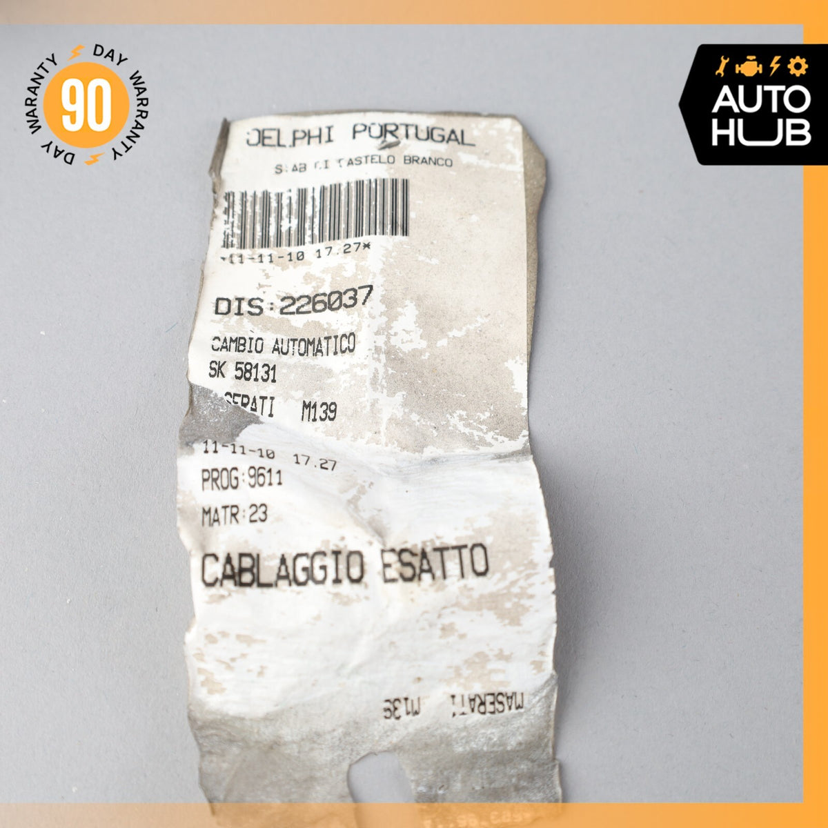 04-18 Maserati GranTurismo S M145 Transmission Gearbox Wire Harness OEM 56k - photo 10