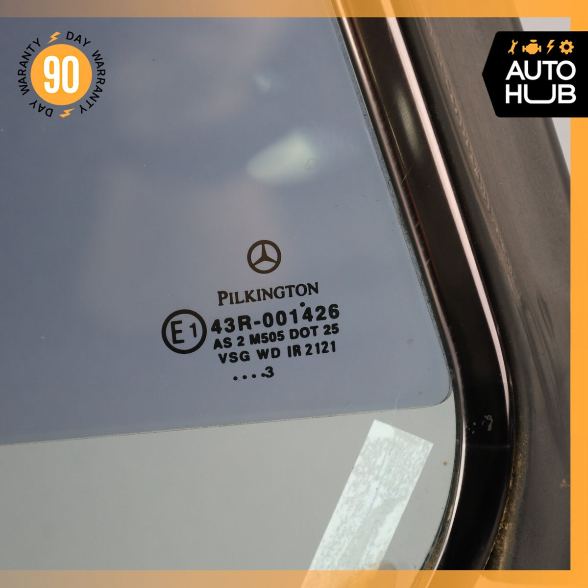 00-06 Mercedes W215 CL55 AMG CL500 Quarter Window Glass Rear Right Side OEM - photo 8