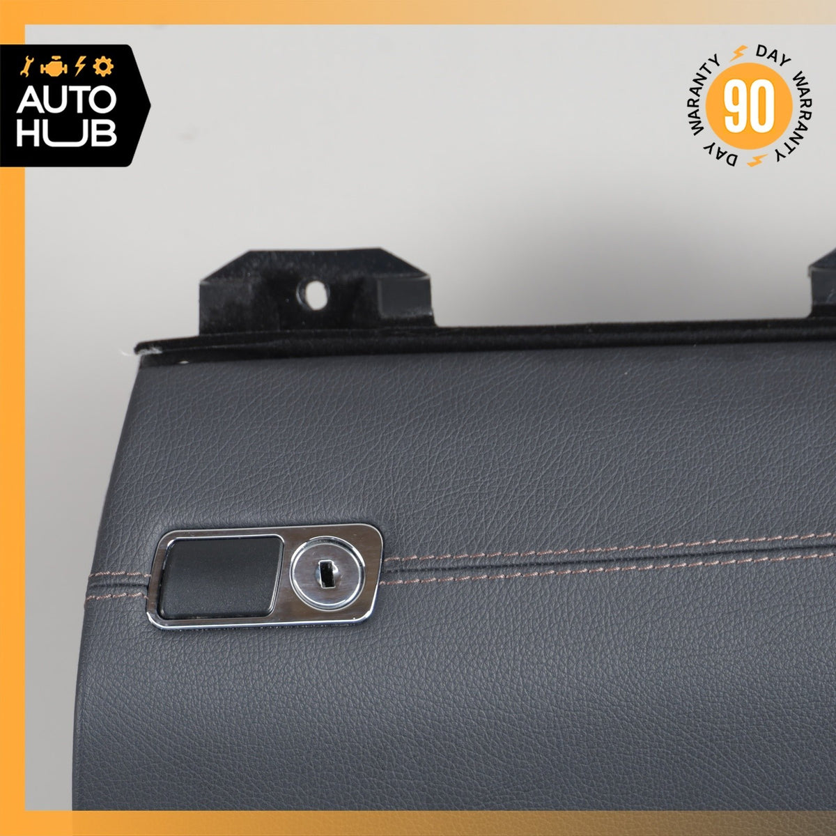11-13 Mercedes W221 S550 S63 Dash Board Glove Box Compartment Nappa Black OEM - photo 3