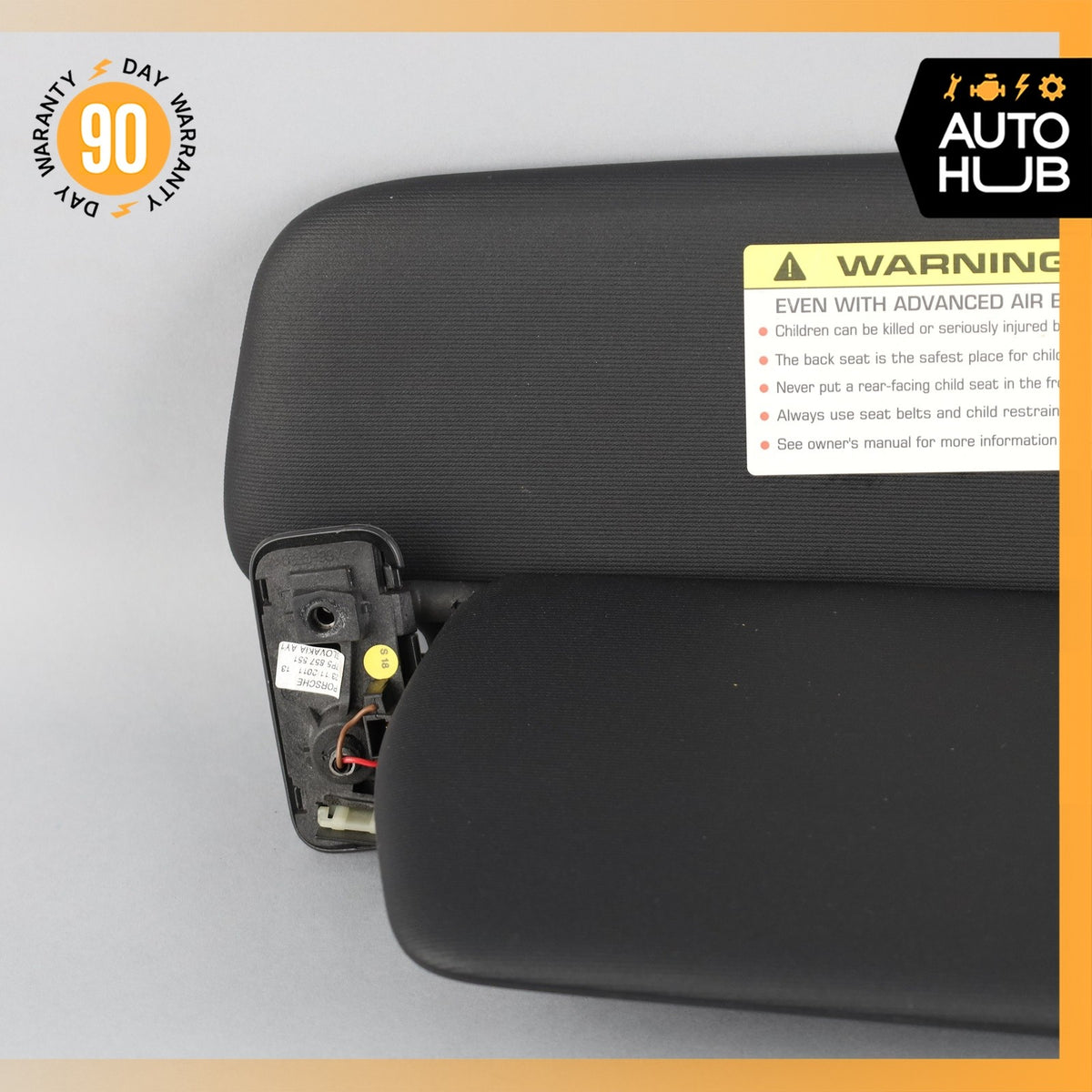 11-14 Porsche Cayenne 958 Hybrid S Sun Visor Sunvisor Front Left Driver Side OEM - photo 3