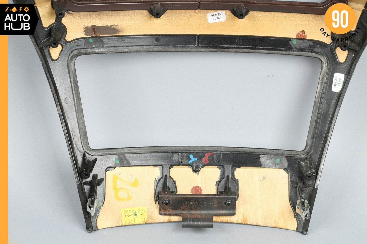 07-14 Mercedes W216 CL550 CL63 Center Console Command Unit Radio Bezel Trim OEM - photo 9