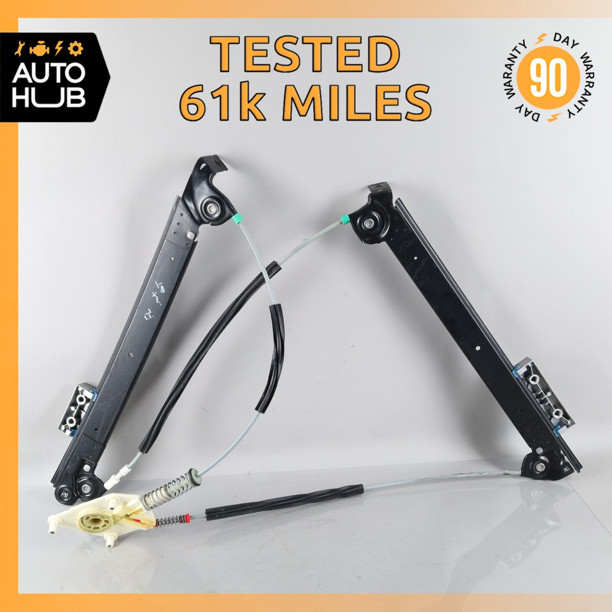 03-07 Bentley Continental GT Coupe Front Left Side Door Window Regulator OEM 61k - photo 1