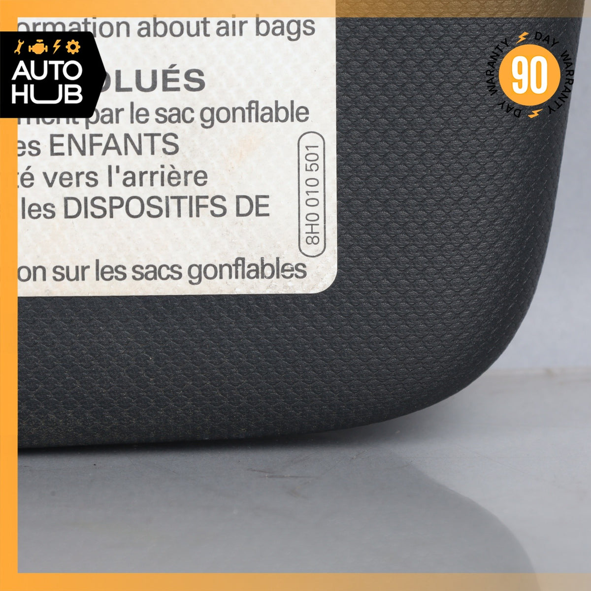 09-12 Audi 8R Q5 Left Driver Side Sunvisor Sun Visor Black OEM - photo 4