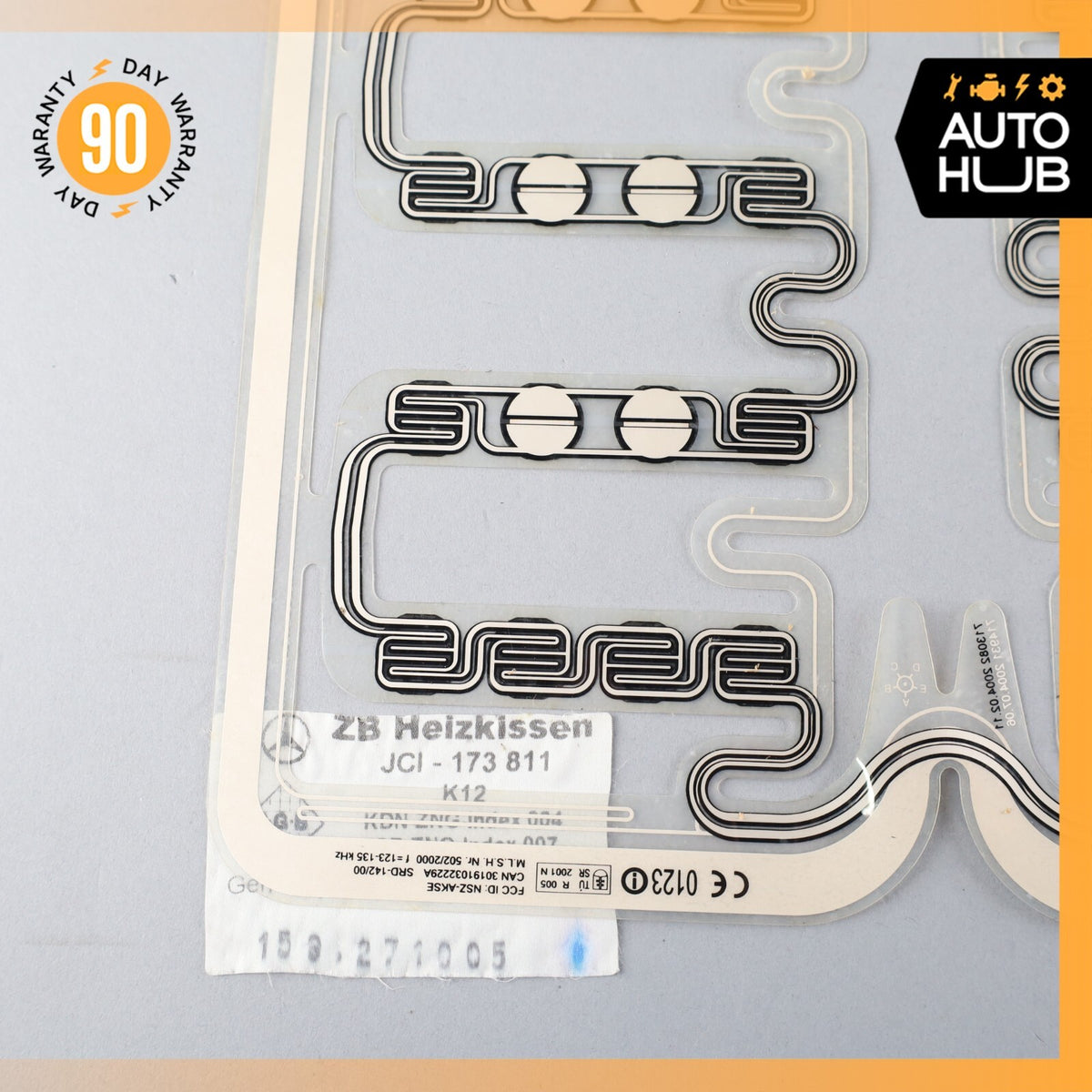 05-08 Mercedes R230 SL500 SL55 AMG Seat Occupancy Sensor Mat SRS OEM - photo 7