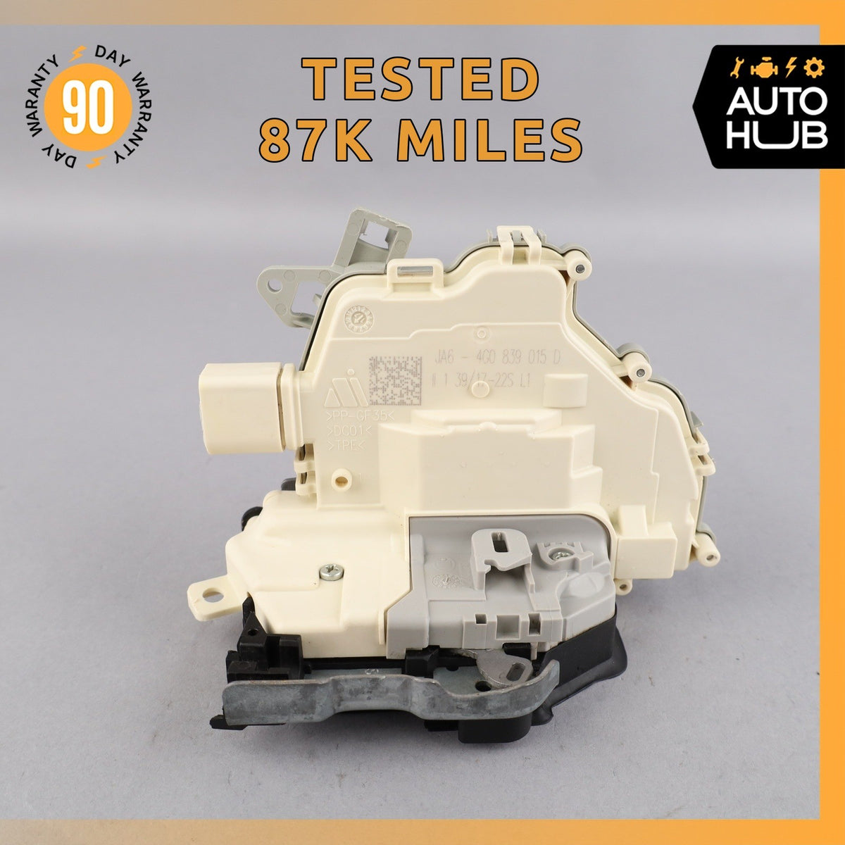 17-19 Audi 4M Q7 Rear Left Door Lock Latch Actuator OEM 87k - photo 1