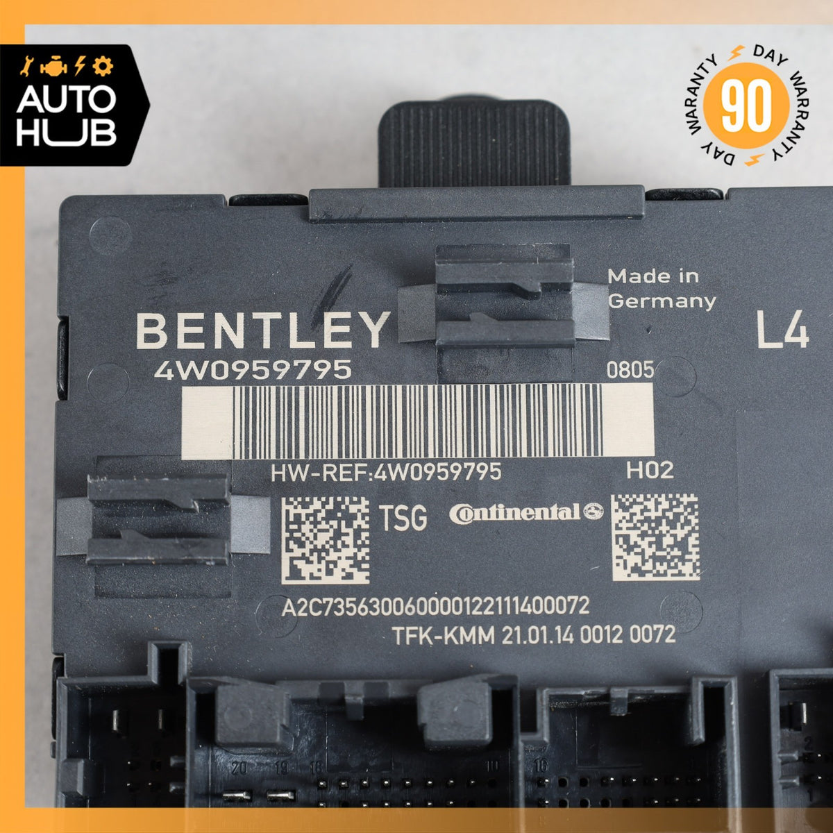 14-18 Bentley Flying Spur Rear Left Side Door Control Module 4W0959795 OEM 40k - photo 8
