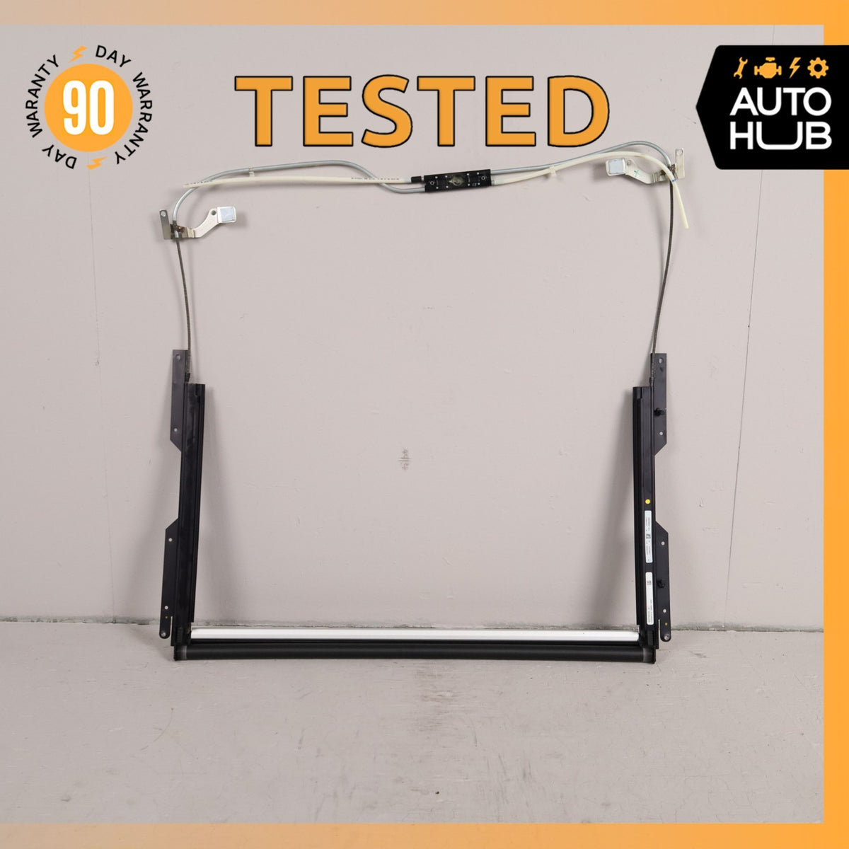 14-20 Mercedes W222 S550 S63 Rear Panoramic Sunroof Roller Blind Rail Frame OEM - photo 1