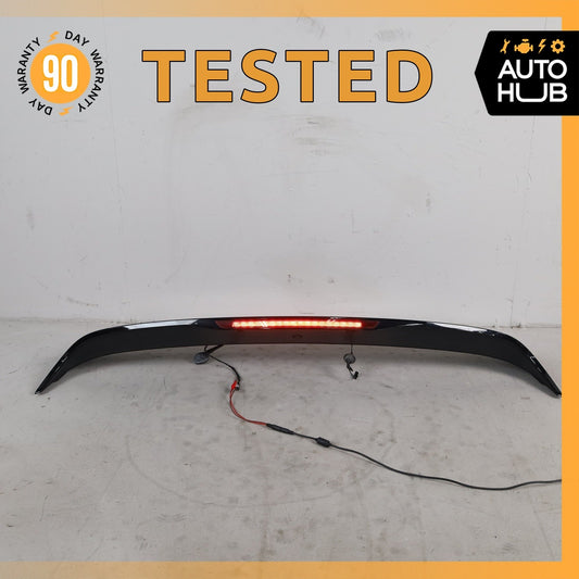 15-24 Porsche Macan 95B Trunk Lid Molding Trim Spoiler Wing w/ Light OEM - photo 1
