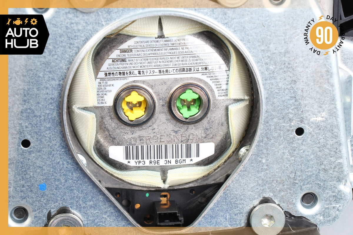 Mercedes R230 SL500 SL55 AMG CLK500 E350 Steering Wheel Airbag Air Bag Black OEM - photo 12