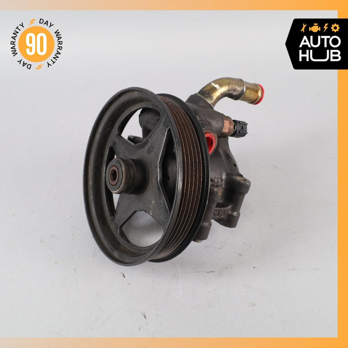 02-04 Ford Thunderbird 3.9L V8 Power Steering Pump 4U2Z3V674BHRM OEM - photo 2