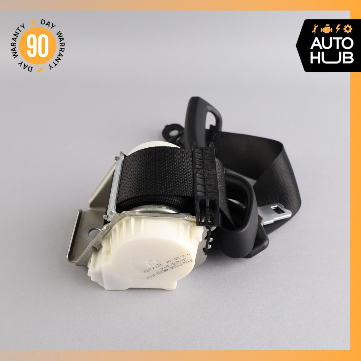 14-17 Mercedes W222 S600 S550 Rear Center Seat Belt Retractor Buckle Black OEM - photo 15