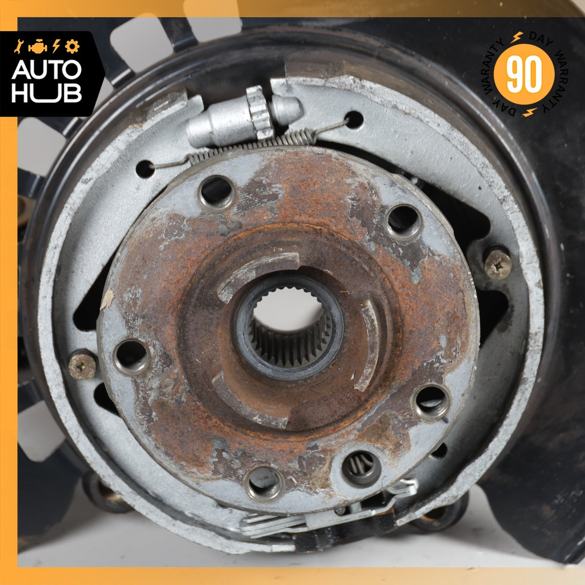 Porsche Cayenne 955 Rear Left Side Spindle Knuckle Hub w/ Shield OEM - photo 6