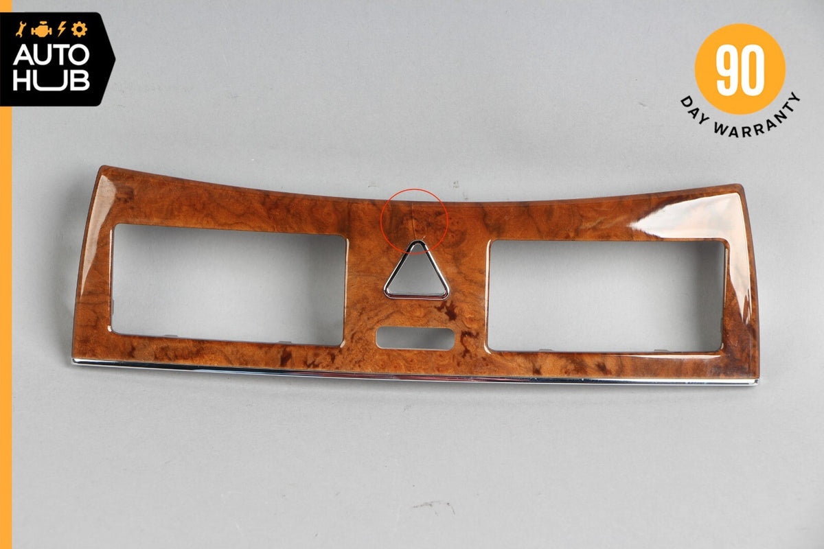 05-09 Mercedes W209 CLK350 CLK500 Center Console Hazard Switch Trim Bezel OEM - photo 1