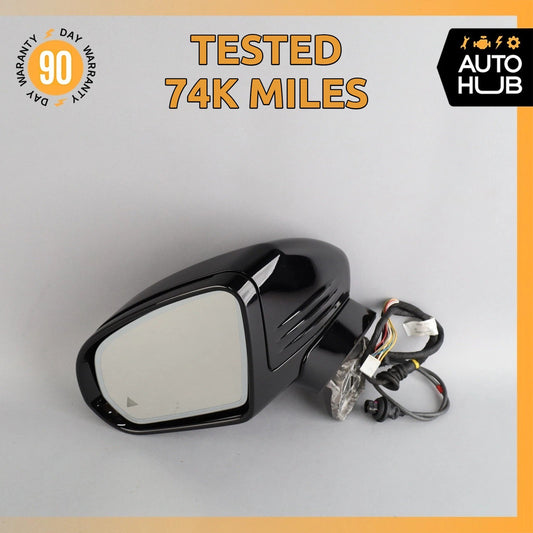 15-16 Mercedes W217 S550 S65 Left Rear View Door Mirror w/Blind Spot Camera OEM - photo 1