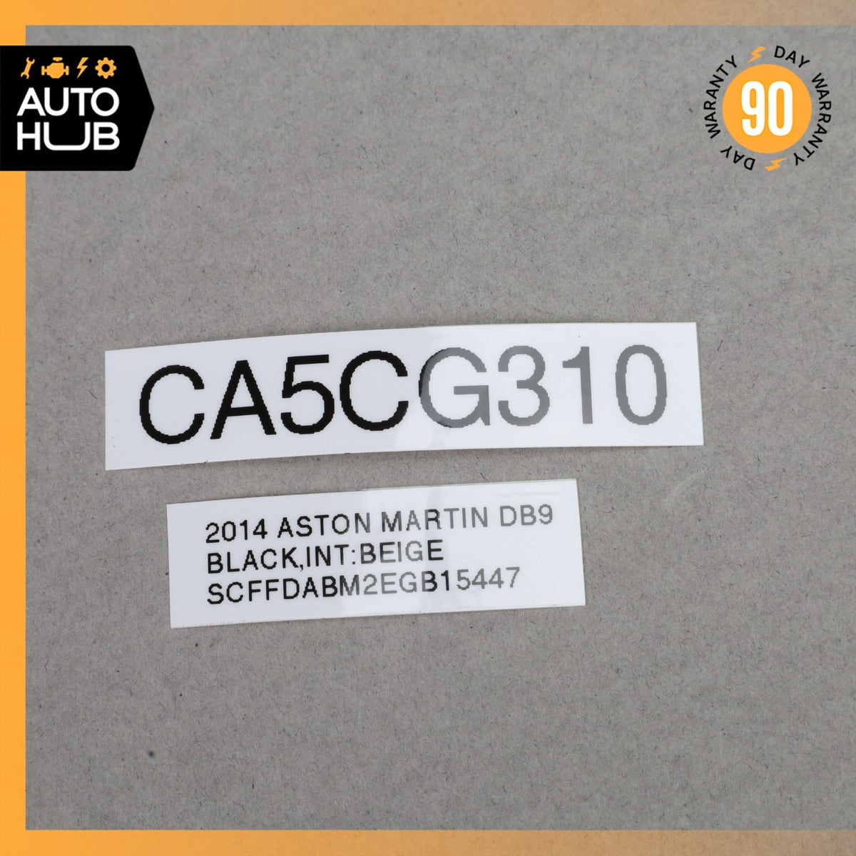 Aston Martin DB9 Seat Heated Control Module FG4318B512AA OEM 22k - photo 8