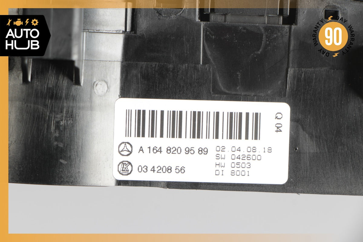06-11 Mercedes W164 ML550 R350 Rear A/C Heater Climate Control Switch Unit OEM - photo 10