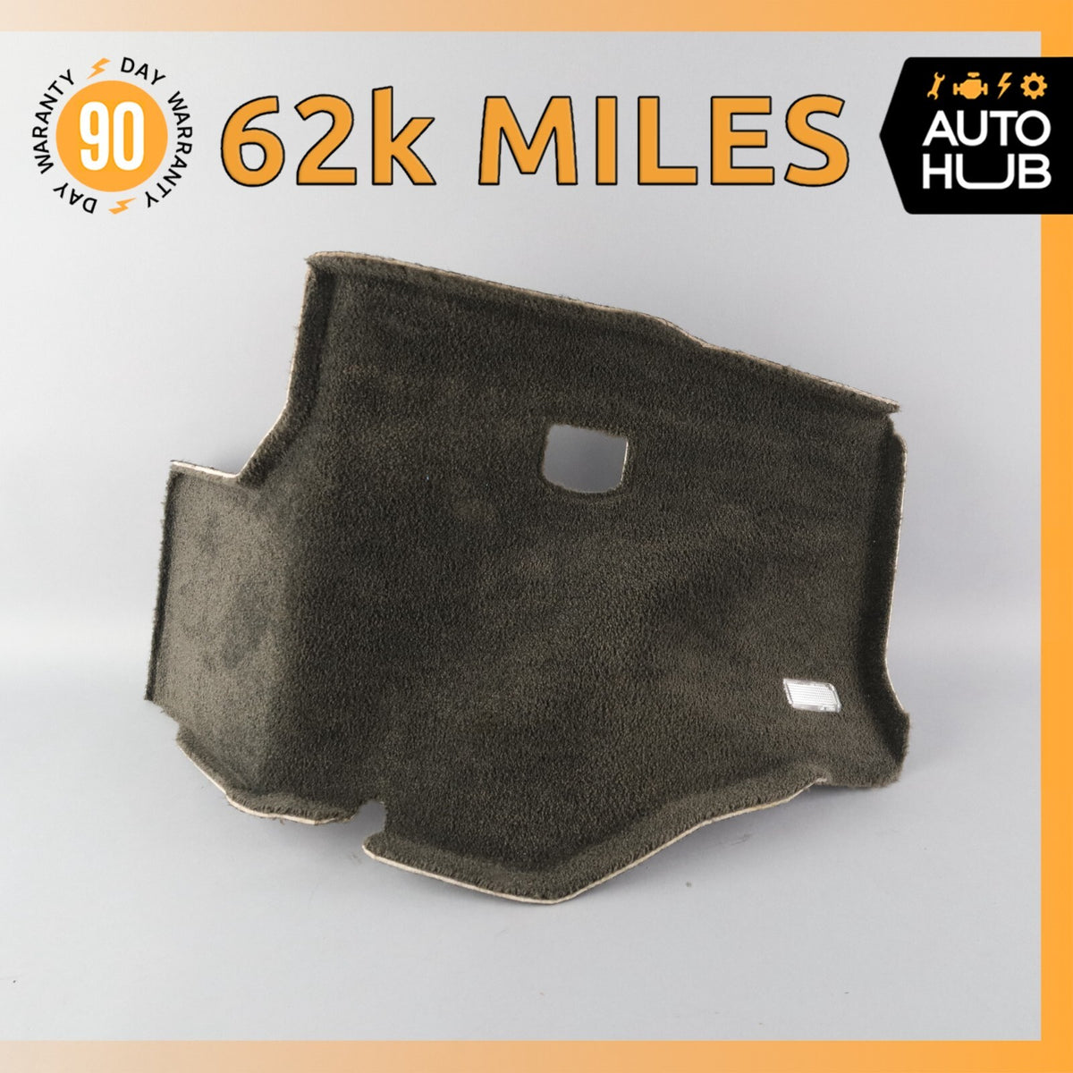 07-11 Bentley Continental GTC Right Side Inside Trunk Panel Carpet Cover OEM 62k - photo 1