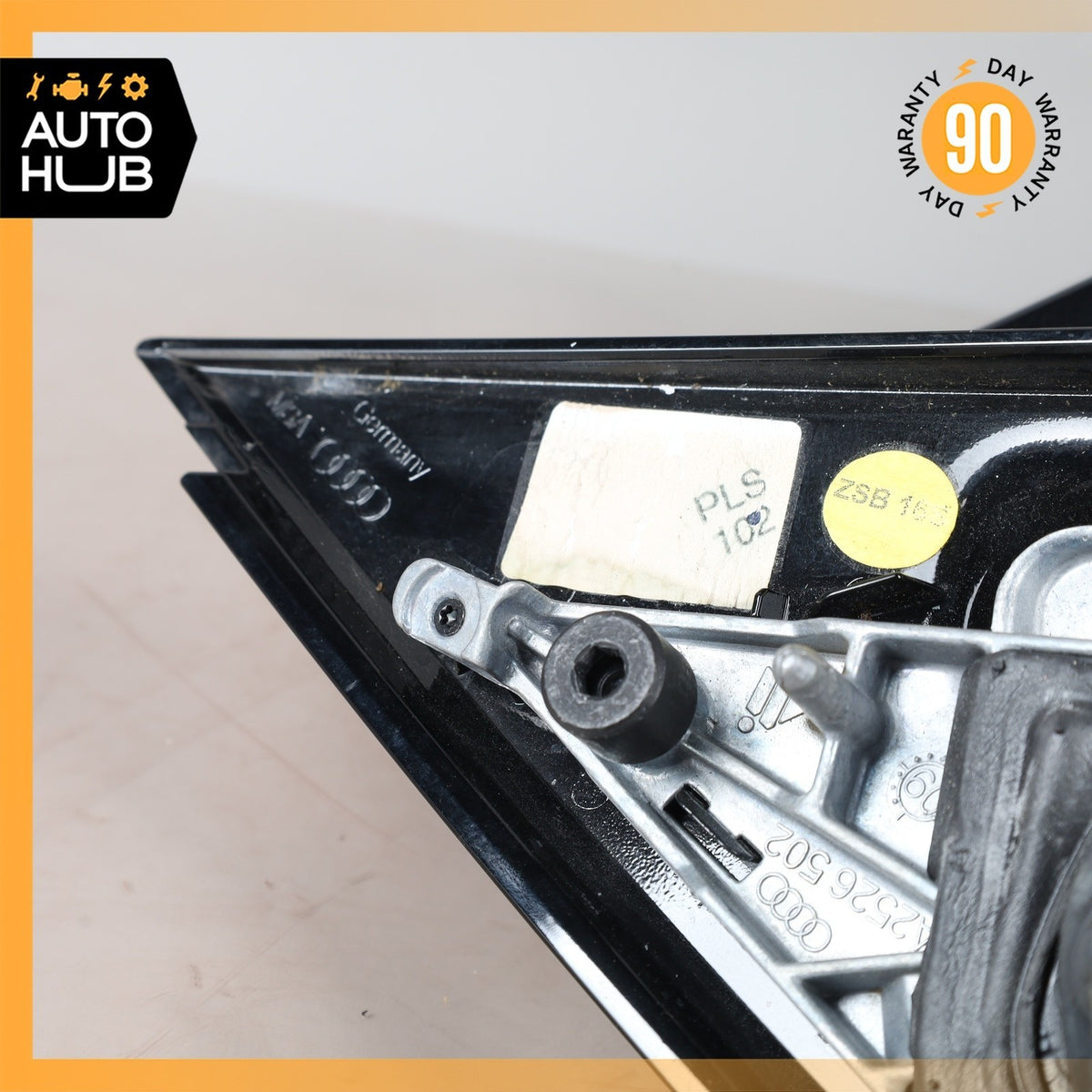 11-18 Audi D4 A8 S8 Front Right Side Rear View Mirror w/ Blind Spot Black OEM - photo 14