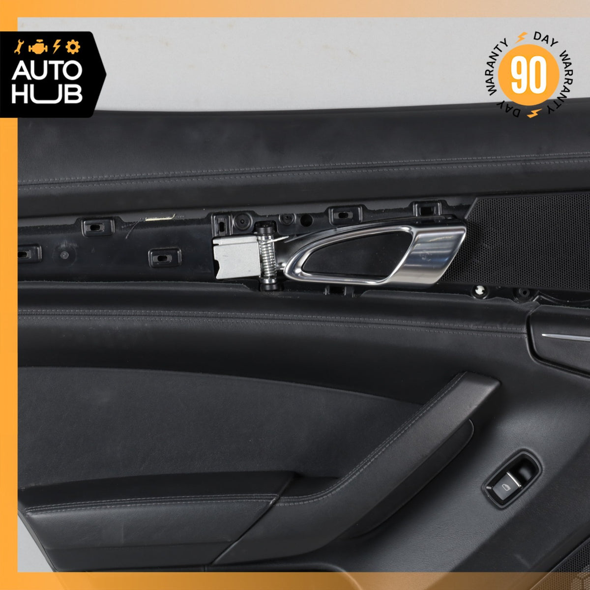 10-16 Porsche Panamera 970 S Rear Left Side Interior Door Panel Leather OEM 70k - photo 3