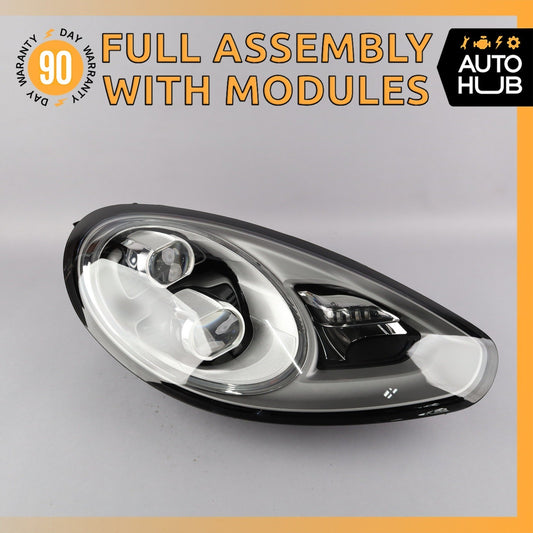 14-16 Porsche Panamera 970 Right Side LED Headlight Lamp 97063107255 OEM 83k - photo 1