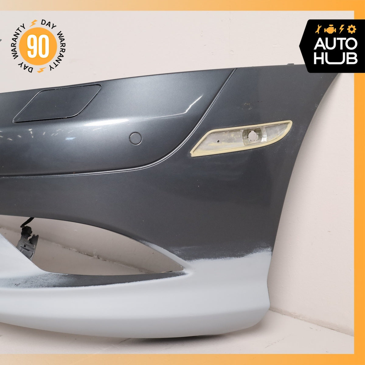07-09 Mercedes W221 S550 S600 AMG Sport Front Bumper Cover Assembly Gray OEM - photo 7