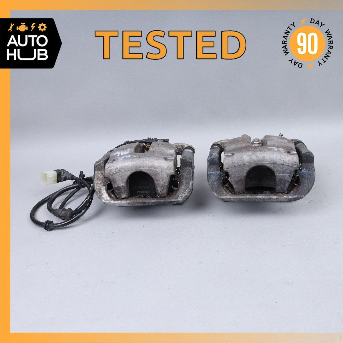 Mercedes W166 ML350 GLE350 Rear Brake Calipers w/ Actuator Set 1664230281 OEM - photo 1