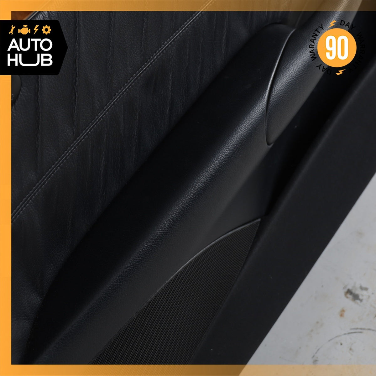 06-09 Mercedes W209 CLK350 CLK500 Door Panel Front Left Side Black OEM - photo 12