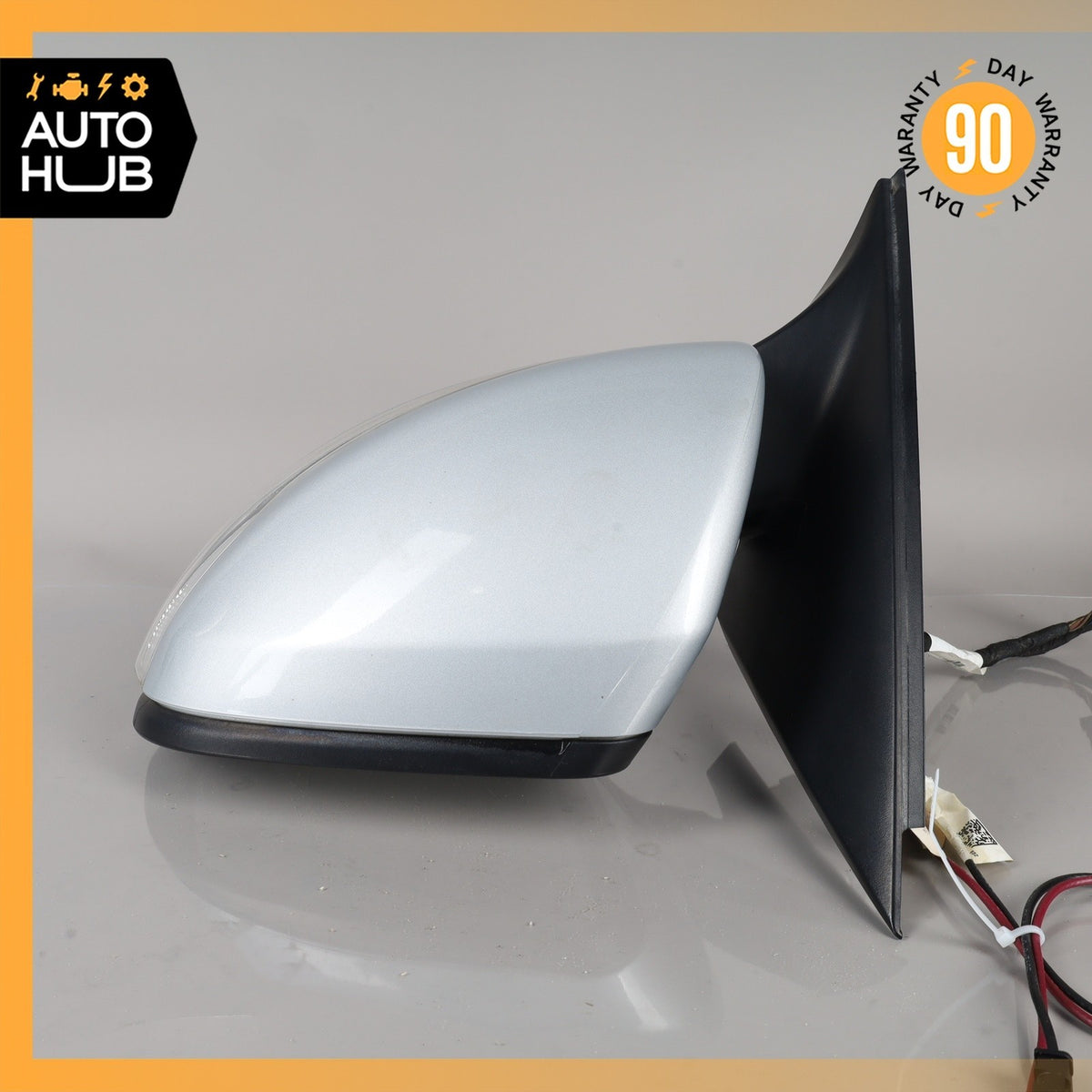 15-16 Mercedes W205 C300 Sedan Left Side Rear View Door Mirror w/ Blind Spot OEM - photo 5
