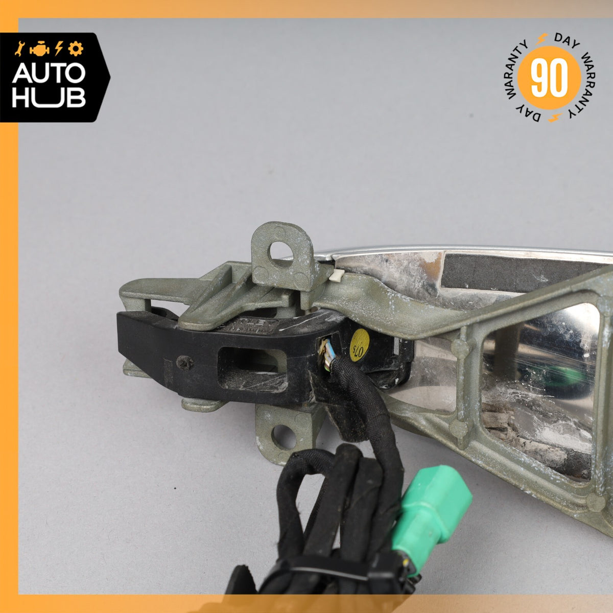 03-13 Bentley Continental GT GTC Right Side Door Handle Keyless Go Silver OEM - photo 13