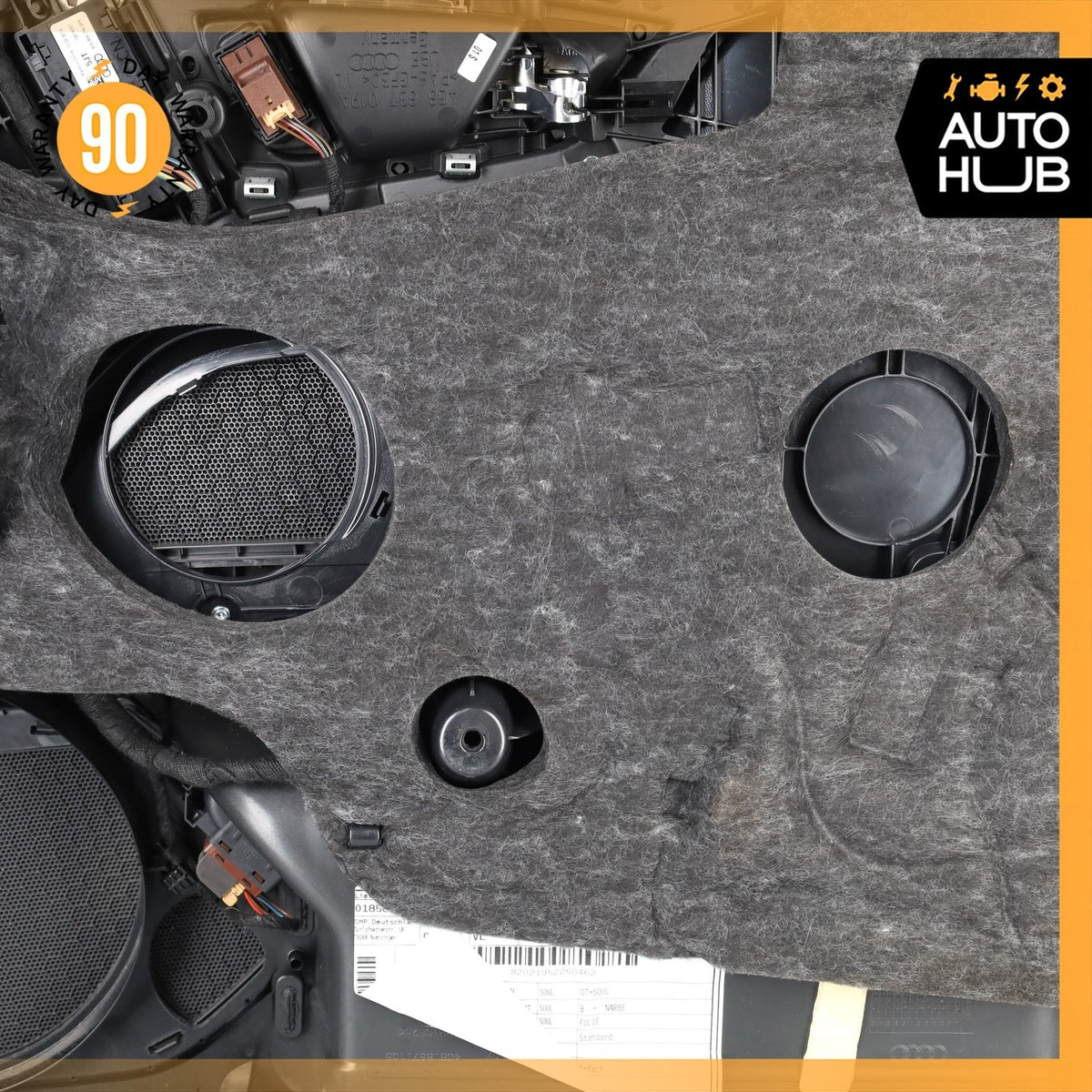12-18 Audi 4G8 A7 Front Left Driver Door Panel Cover Trim Black Wood OEM - photo 22