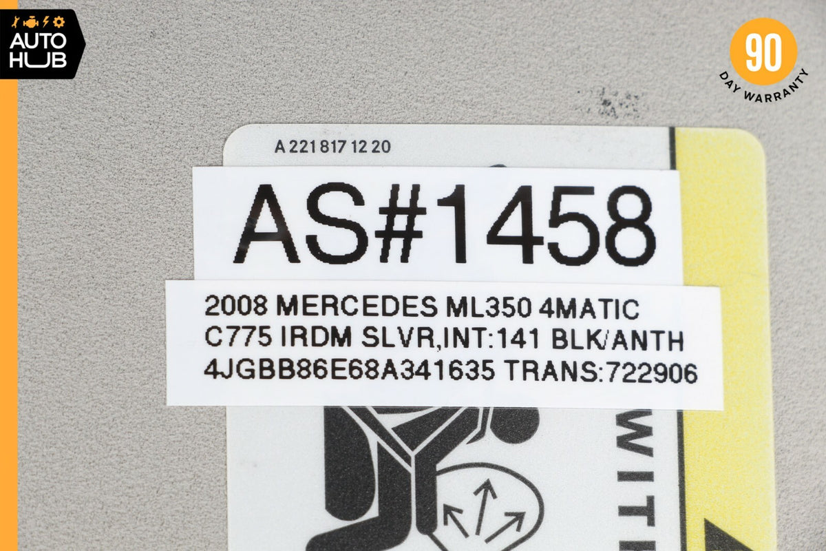 06-12 Mercedes W164 ML320 GL450 ML450 Sun Visor Sunvisor Right Side Gray OEM - photo 12