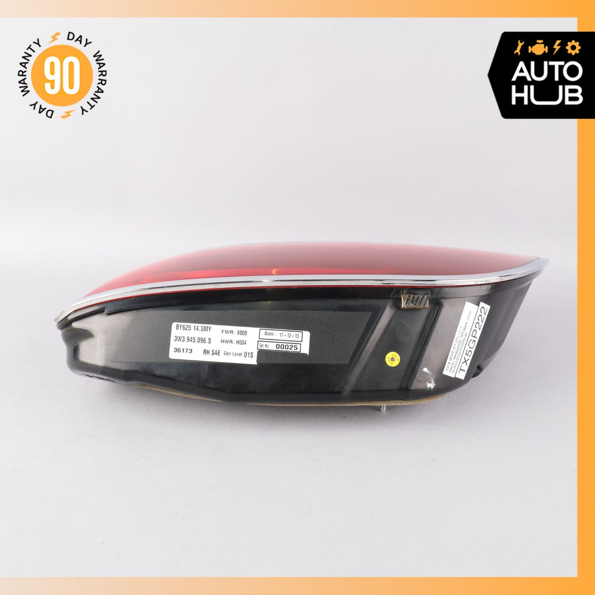 13-18 Bentley Continental GTC GT Right LED Tail Light Lamp 3W3945096S OEM 49k - photo 15