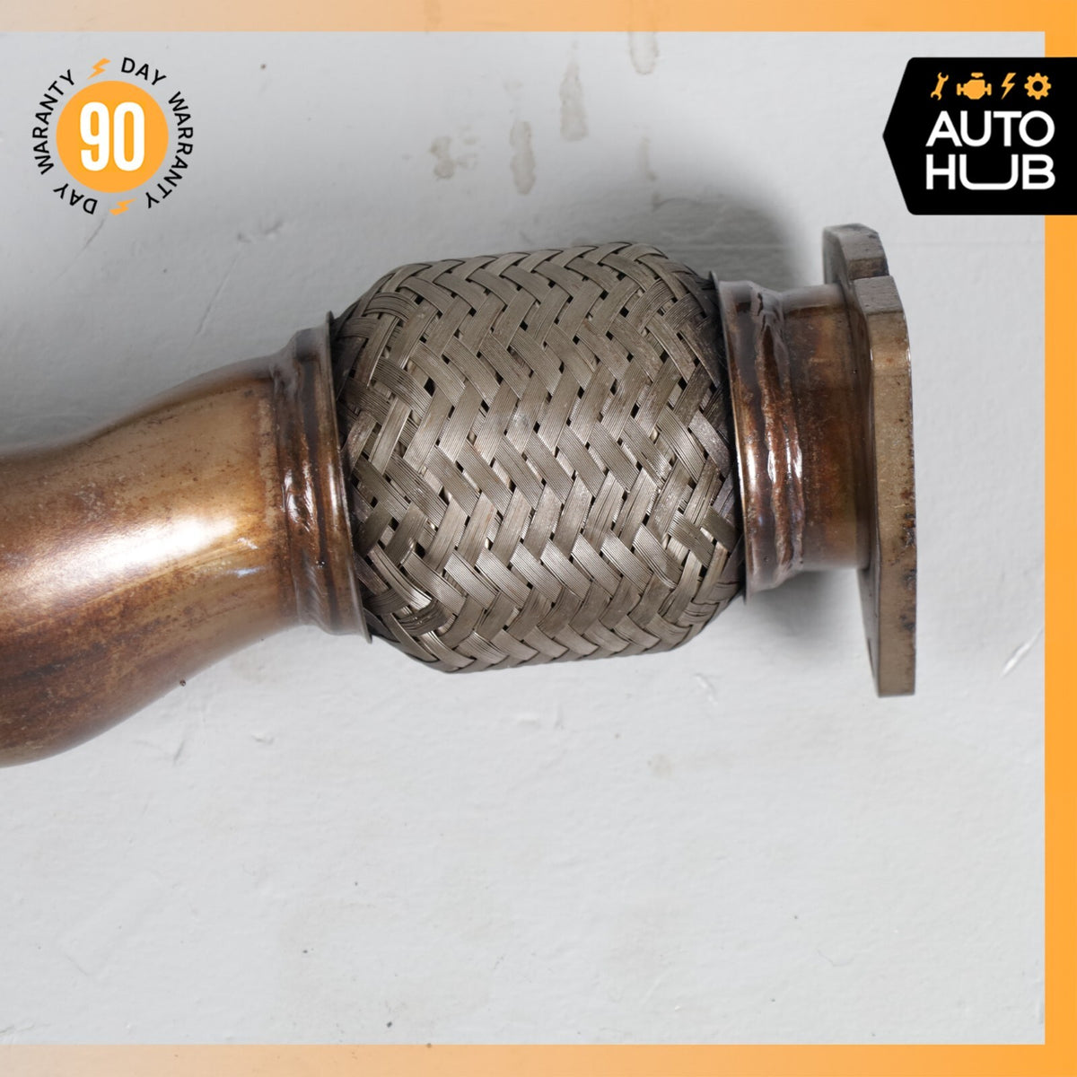Bentley Continental Flying Spur 6.0L Exhaust Downpipe Left & Right Side Set 58k - photo 12