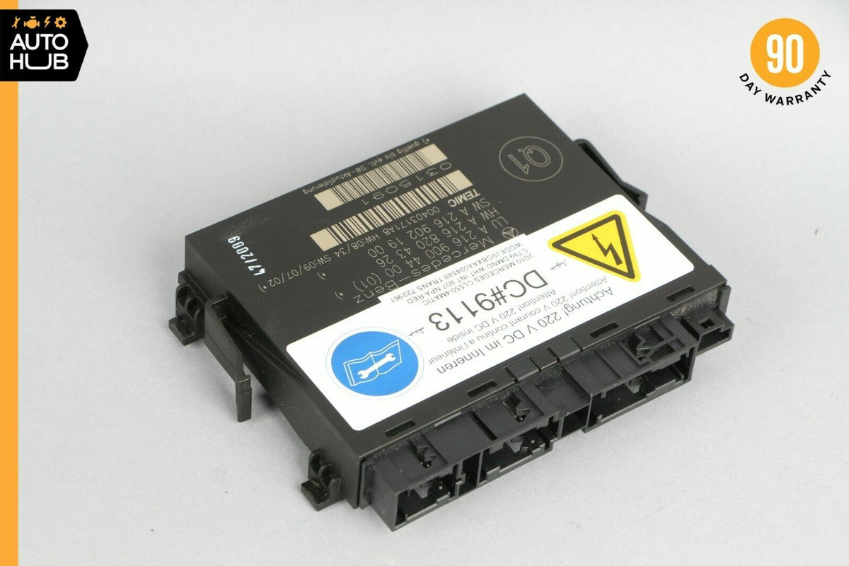 07-10 Mercedes W216 CL550 S63 Front Left or Right Seat Contour Control Module - photo 2