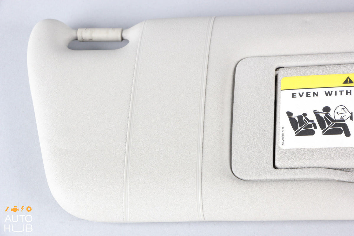 03-09 Mercedes W209 CLK500 CLK55 Right Passenger Side Sunvisor Sun Visor Gray #6 - photo 2