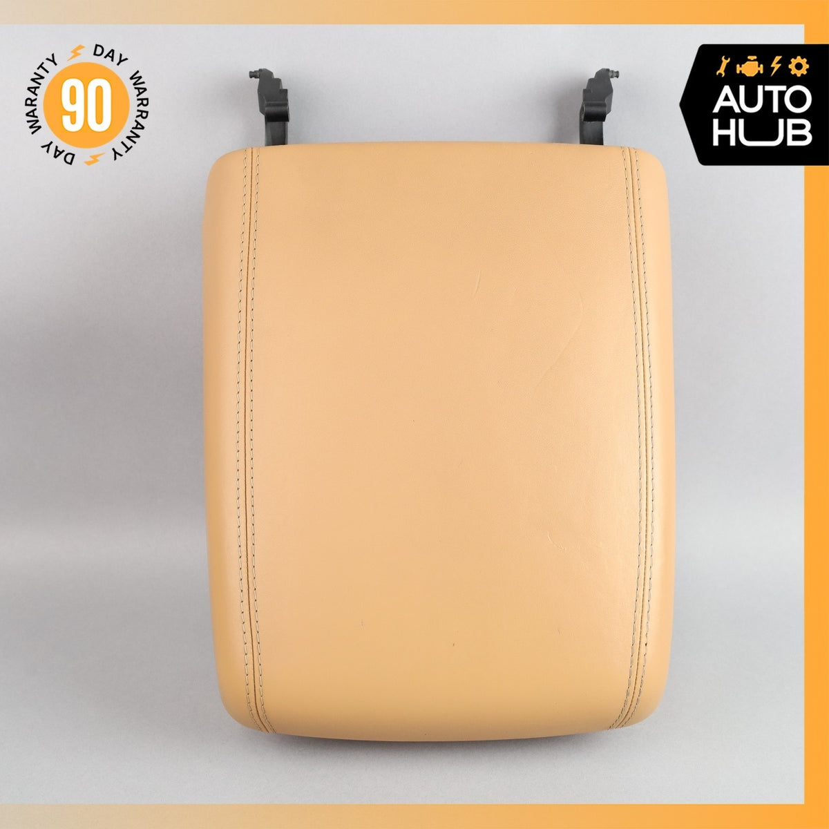 03-10 Porsche Cayenne 955 Front Center Console Armrest Arm Rest Leather OEM - photo 2