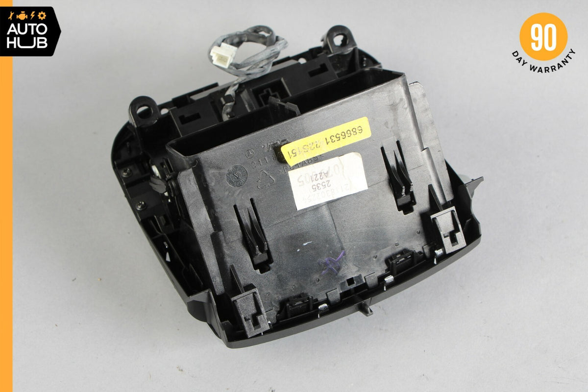 06-11 Mercedes W219 CLS500 CLS55 AMG Rear Seat AC A/C Control Air Vent Black OEM - photo 10