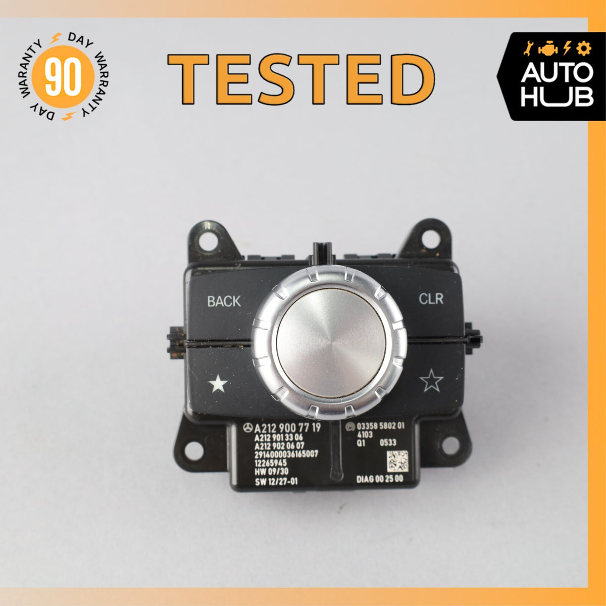 14-17 Mercedes W207 E350 E550 Console Head Unit Controller Knob Multi Switch OEM - photo 1
