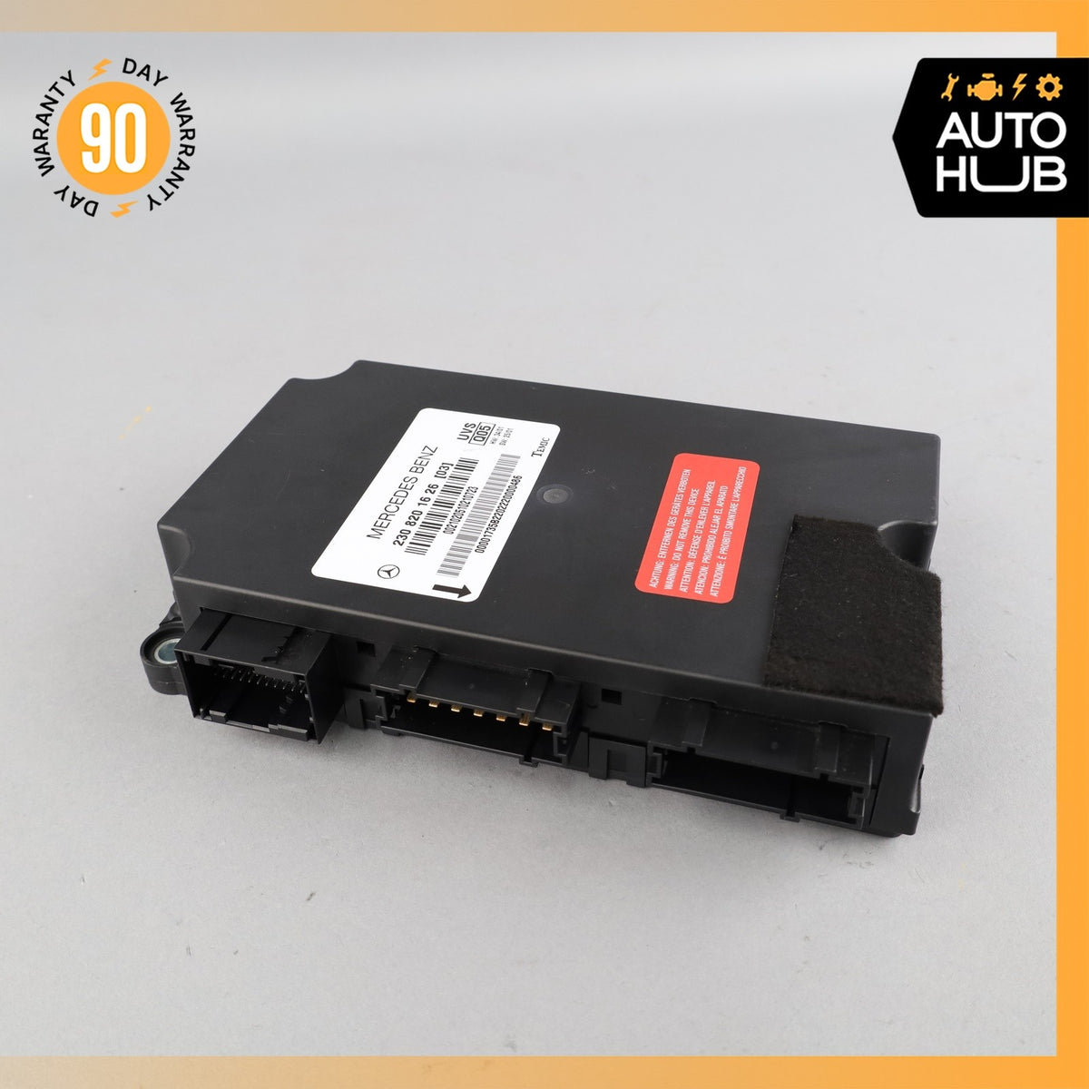 03-08 Mercedes R230 SL500 SL55 AMG SL550 Convertible Top Roof Control Module OEM - photo 2