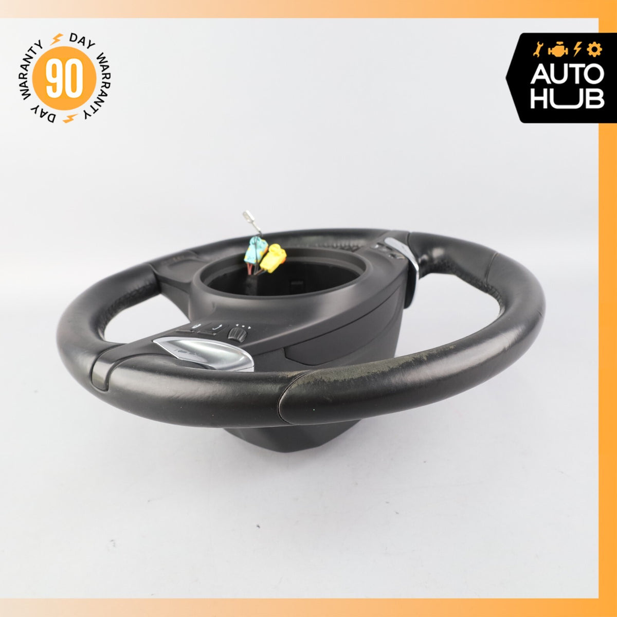 11-14 Porsche Cayenne 958 GTS Steering Wheel w/ Paddle Shifters Black OEM 82k - photo 21