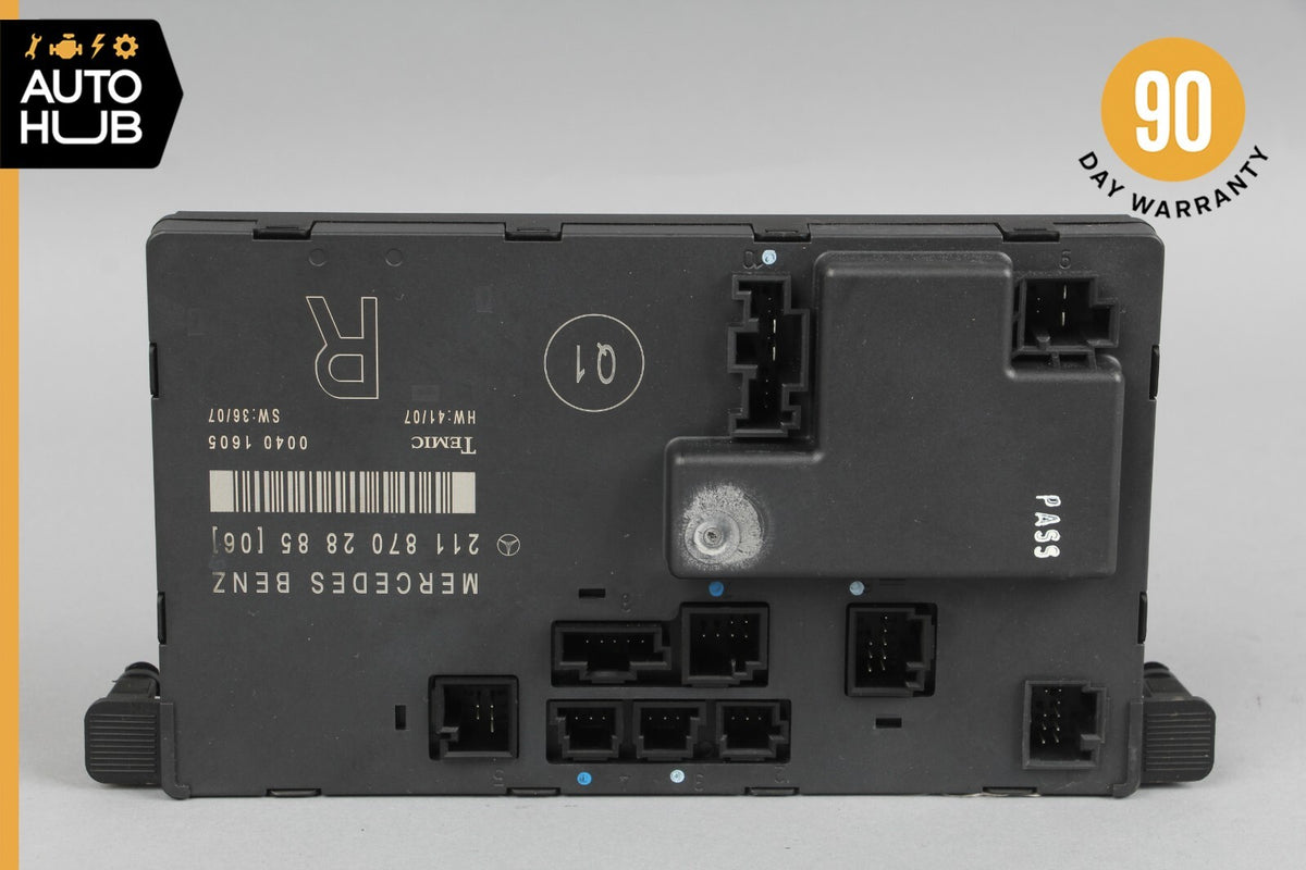 03-09 Mercedes W211 E350 E550 Front Right Passenger Door Control Module OEM - photo 2