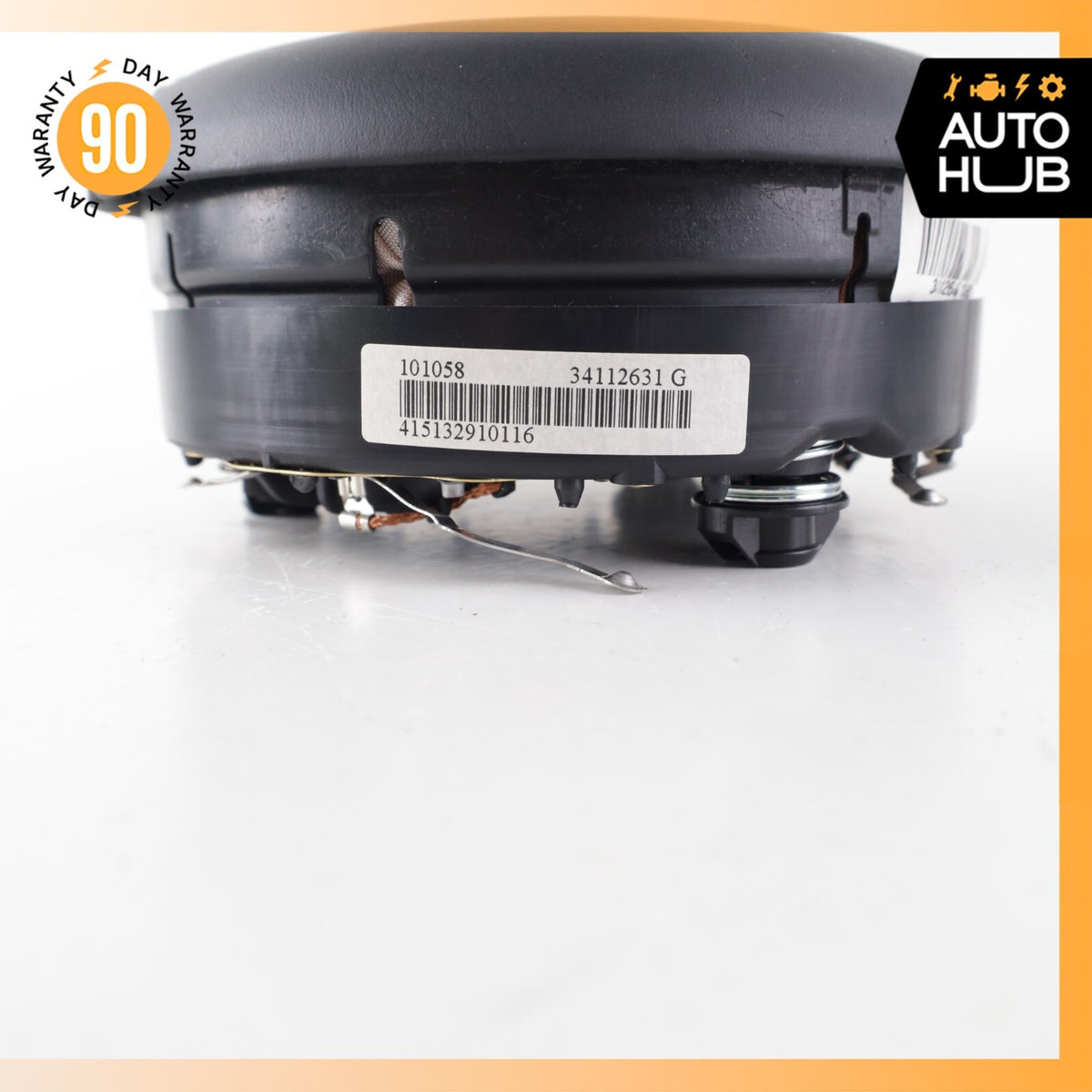 10-19 Jaguar X351 XJL 3.0L Steering Wheel Airbag Air Bag Black OEM - photo 6