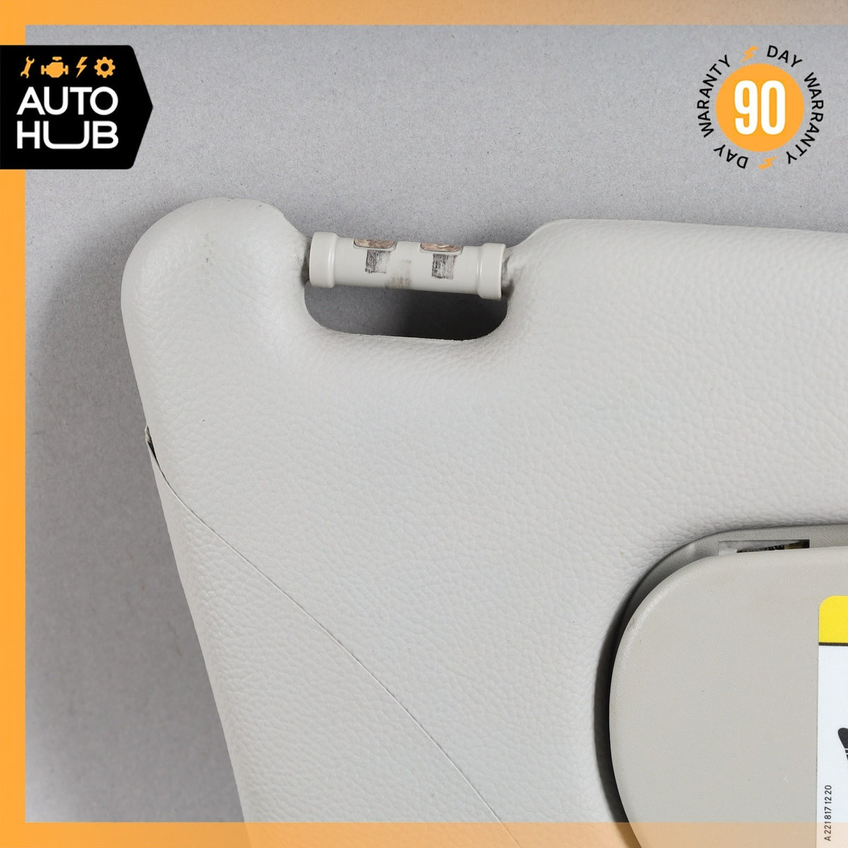 03-06 Mercedes R230 SL500 SL55 AMG Right Passenger Side Sun Visor Shade Gray OEM - photo 2